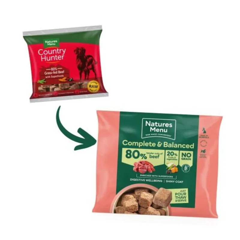 Natures Menu Tender Cuts of Beef Nuggets - 1kg-2