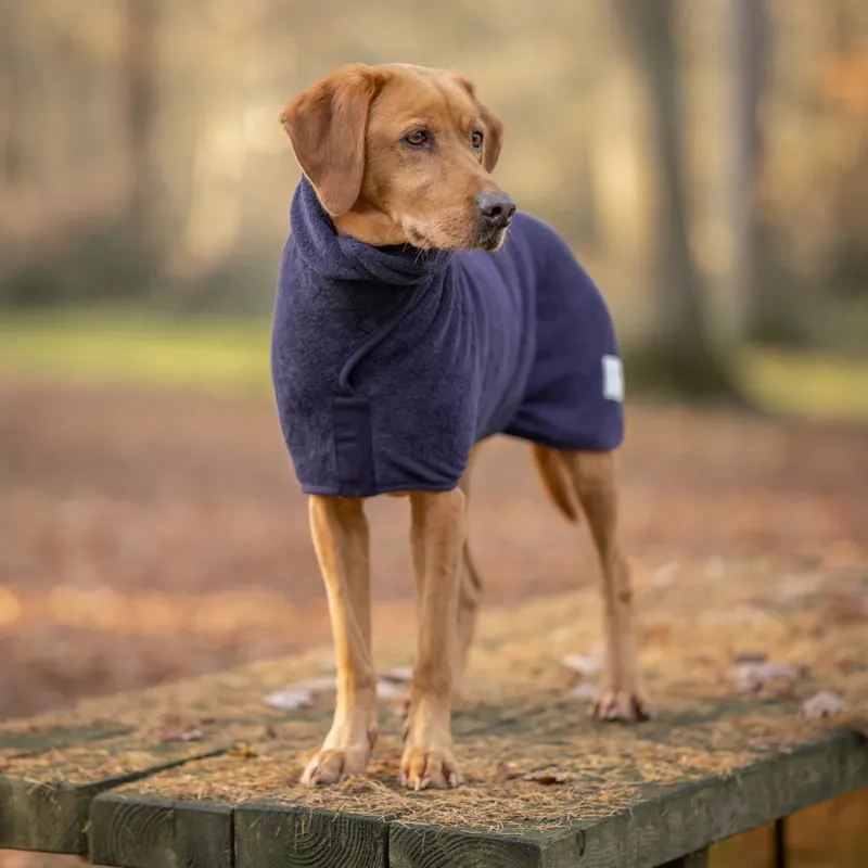 Ruff and Tumble Classic Dog Drying Coat - Blackberry-1