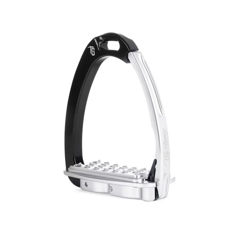 TRIAL ME - Tech Stirrups Venice Sloped Evo Stirrup - Black/Silver