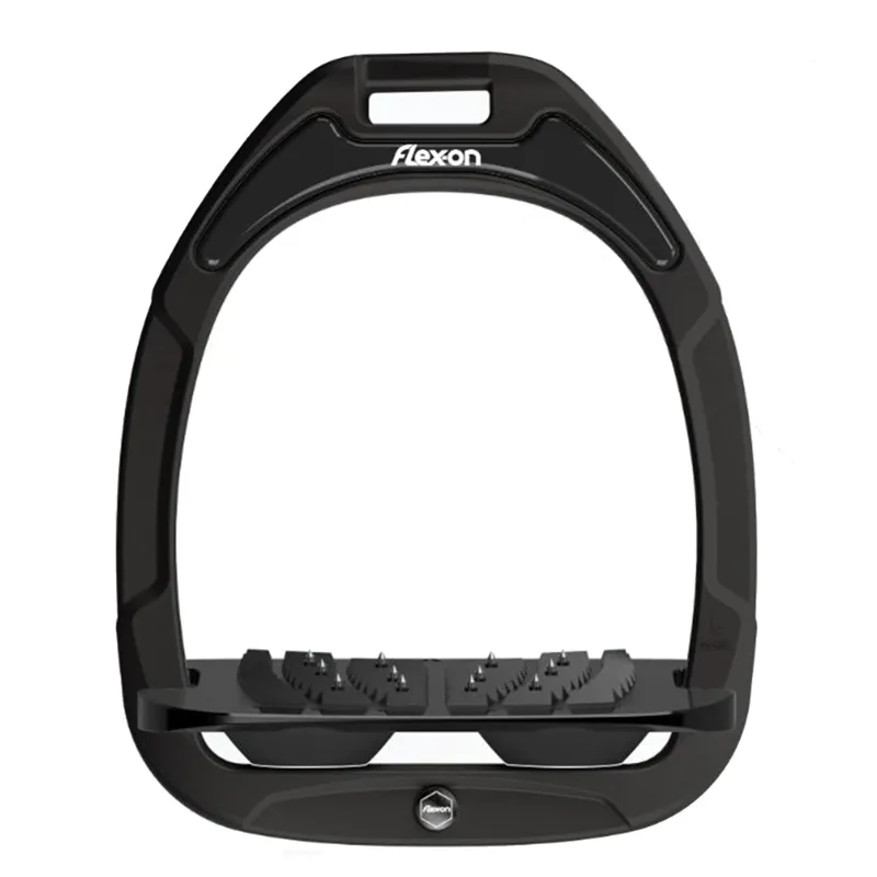 Flex-On Green Composite Inclined Ultra-Grip Stirrups - Black