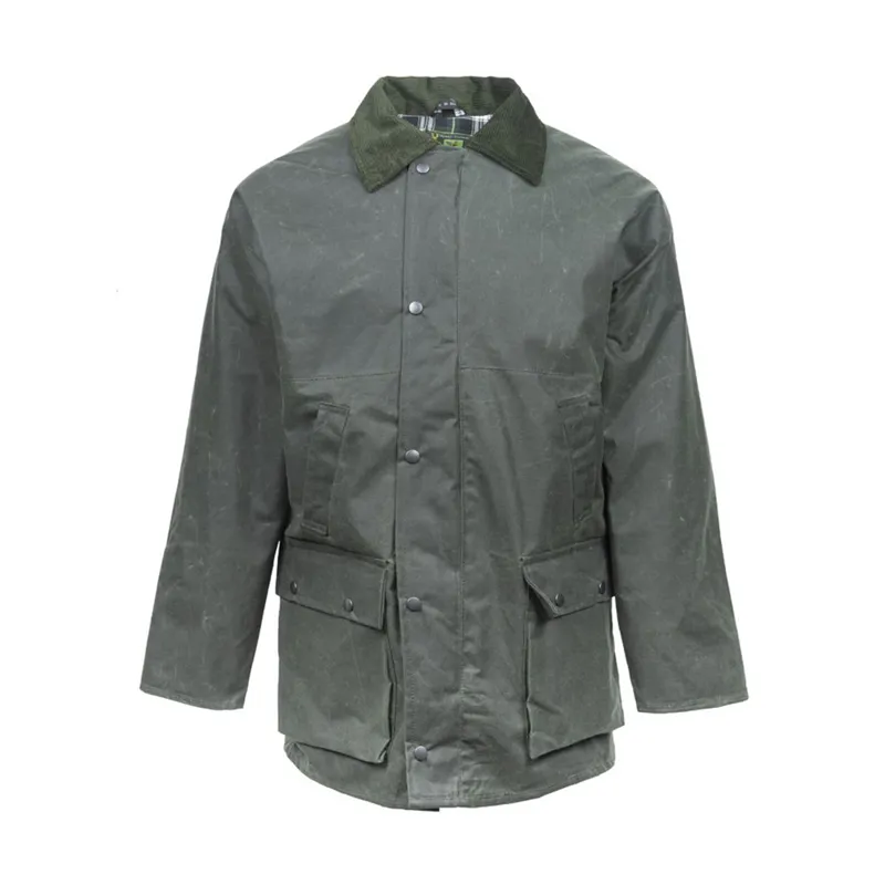 Hunter Outdoor Mens Bolton Wax Jacket - Green
