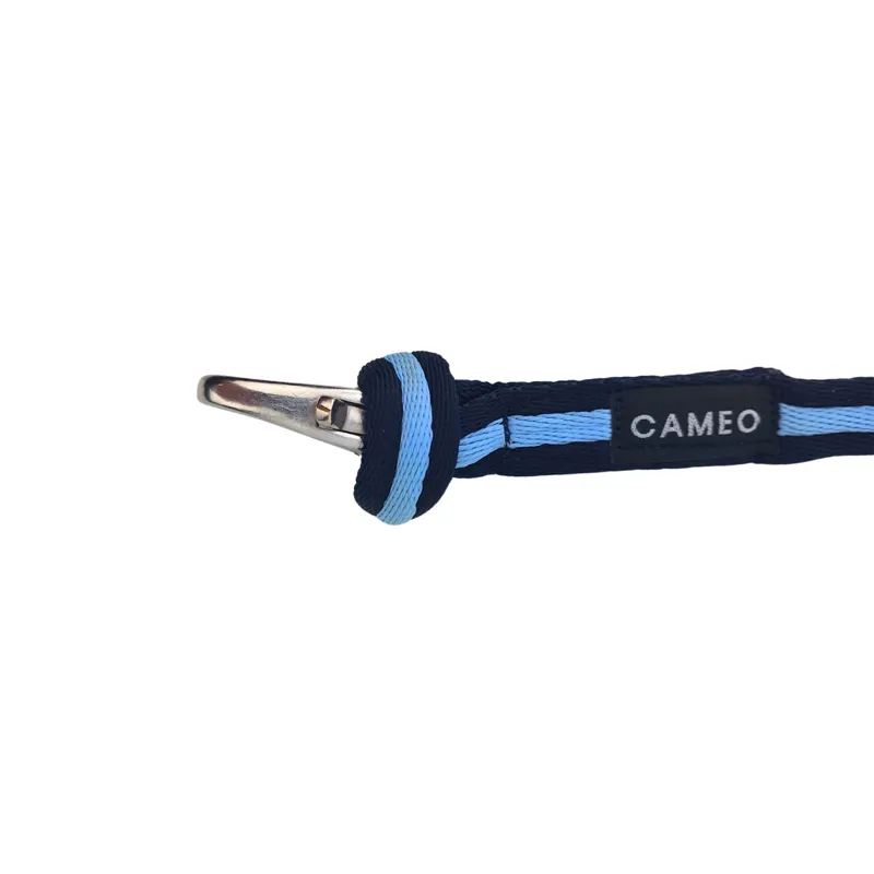 Cameo Professional 36ft Lunge Rein - Navy/Sky Blue-1