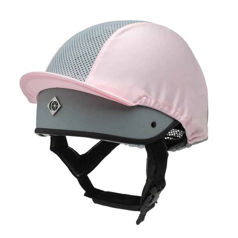 Charles Owen Esme Vented Silk - Baby Pink