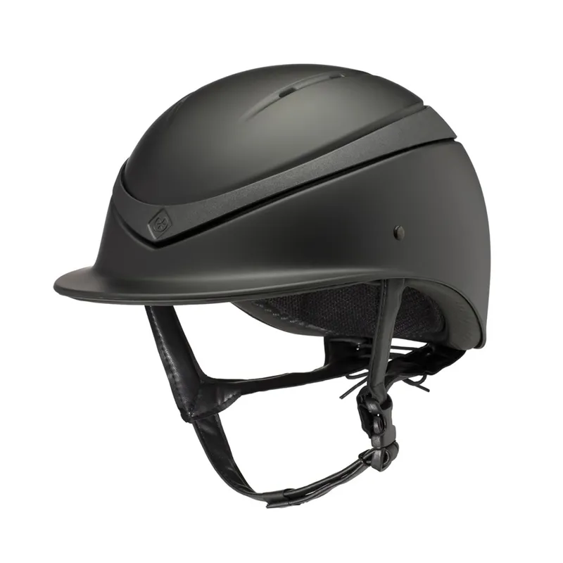 Charles Owen Luna Peaked Shell - Black Matte