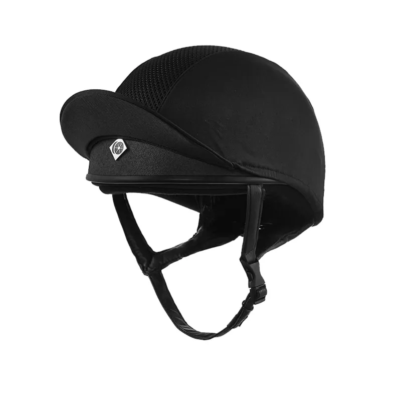 Charles Owen Pro II Lycra Vent Silk - Navy/Silver