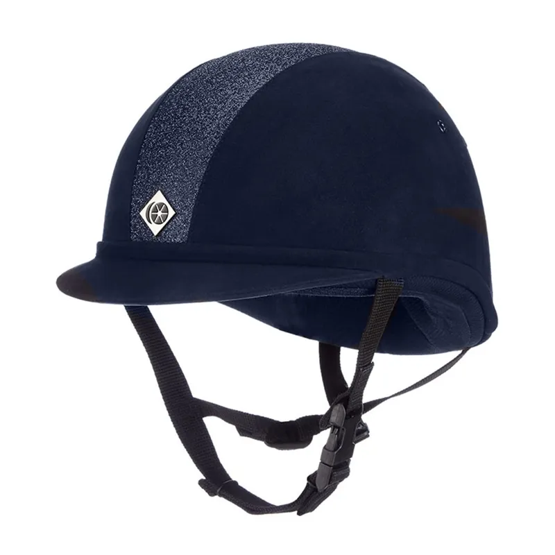 Charles Owen Sparkly YR8 Riding Hat - Navy