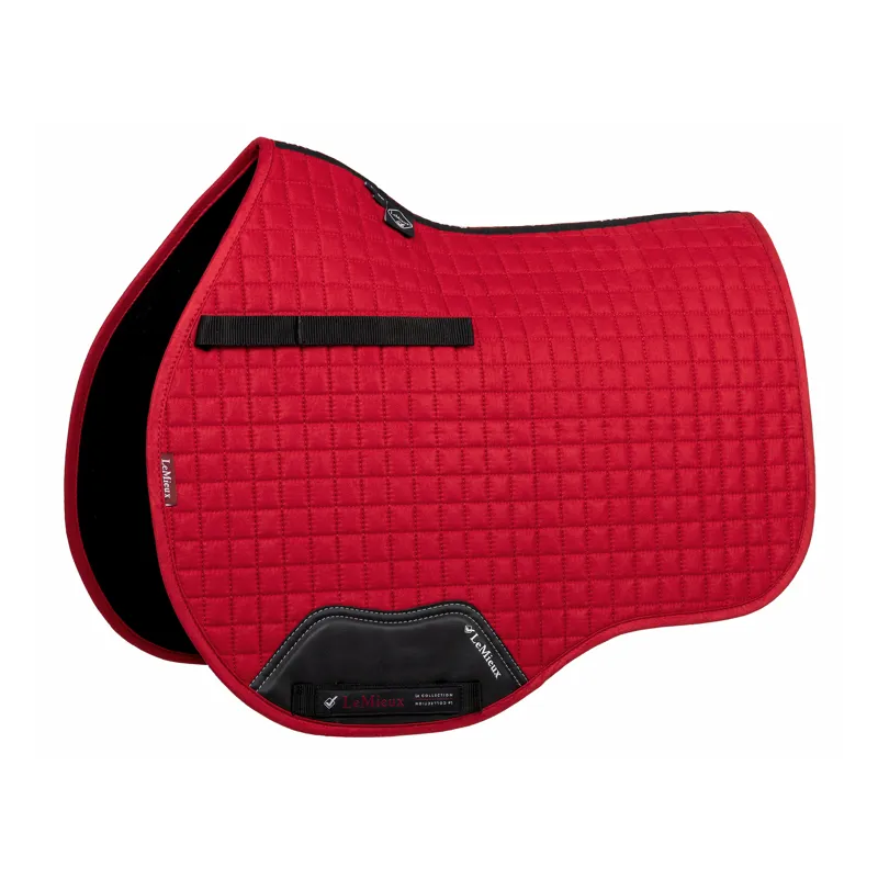 LeMieux Suede GP Square - Chilli Red