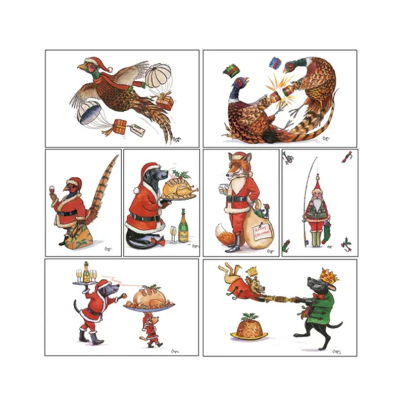 Bryn Parry Country Sports Christmas Card Pack