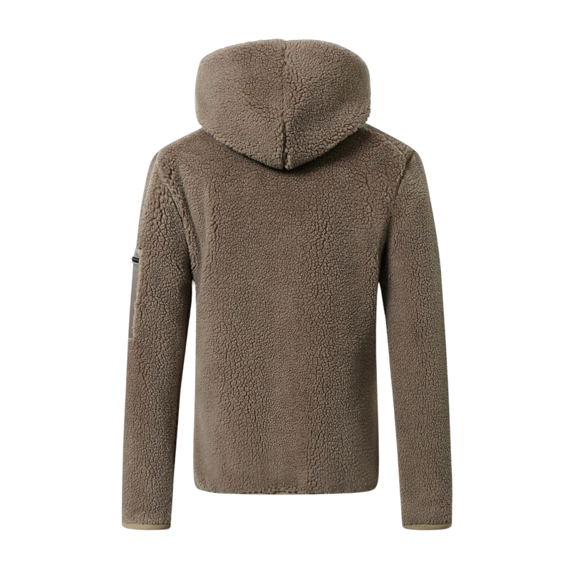 Covalliero Kids Hoody Jacket - Taupe-1