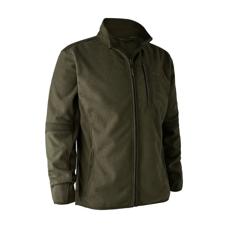 Deerhunter Mens Gamekeeper Bonded Fleece Jacket - Graphite Green