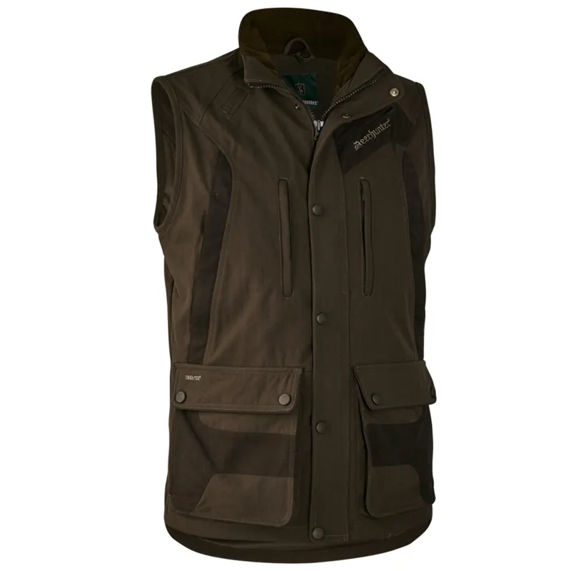 Deerhunter Mens Muflon Extreme Waistcoat - Wood
