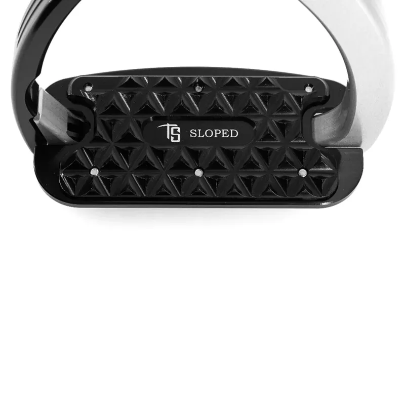 TRIAL ME - Tech Stirrups Venice Sloped Evo Stirrup - Black/Silver-1