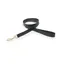 Digby and Fox Flat Leather Dog Lead - Black