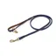 Digby and Fox Padded Leather Dog Lead - Navy
