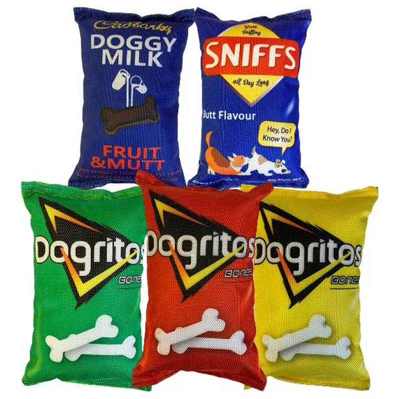 Hemmo and Co Dogritos Snack Treat Bag Toy