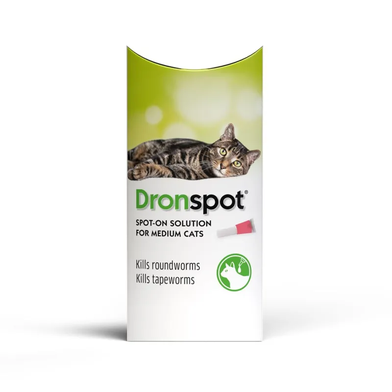 Dronspot Spot-On For Medium Cats - 2 x 0.7 ml