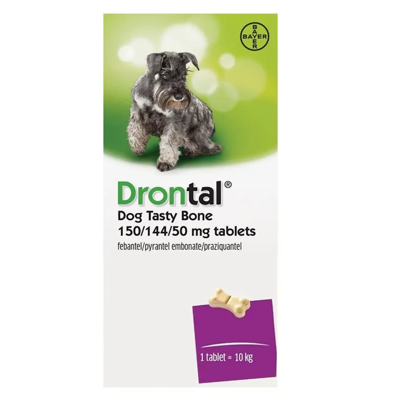 Drontal Dog Tasty Bone Tablets