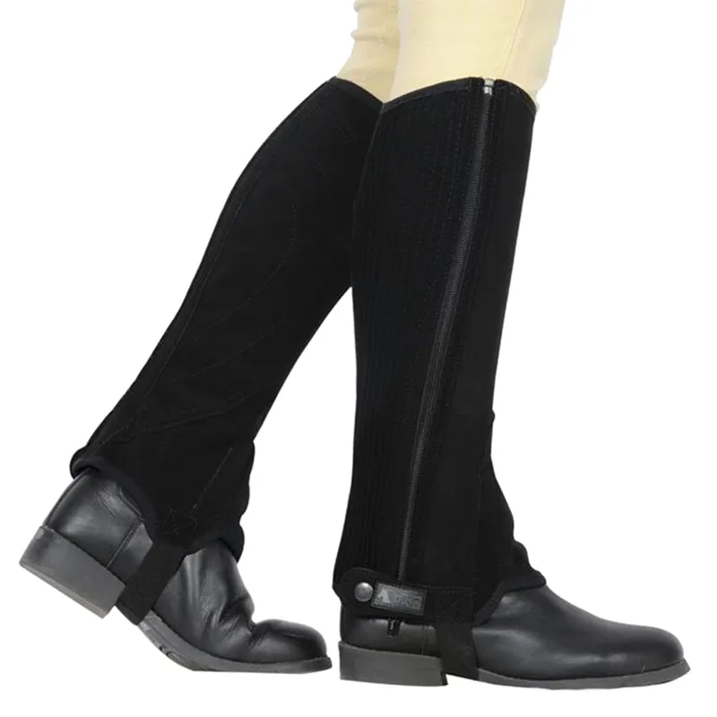Dublin Easy Care Half Chaps - Black