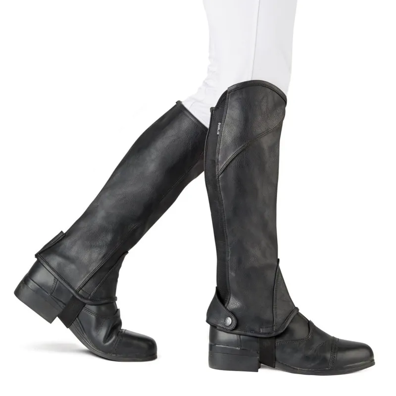 Dublin Stretch Fit Half Chaps - Black