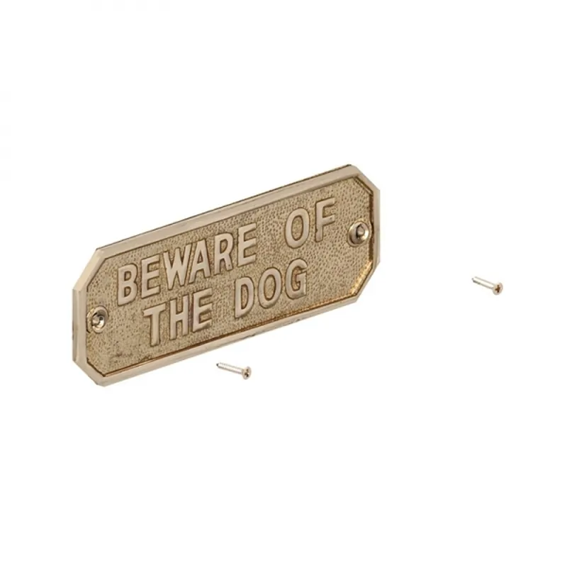 Earlswood Beware Of The Dog Sign 