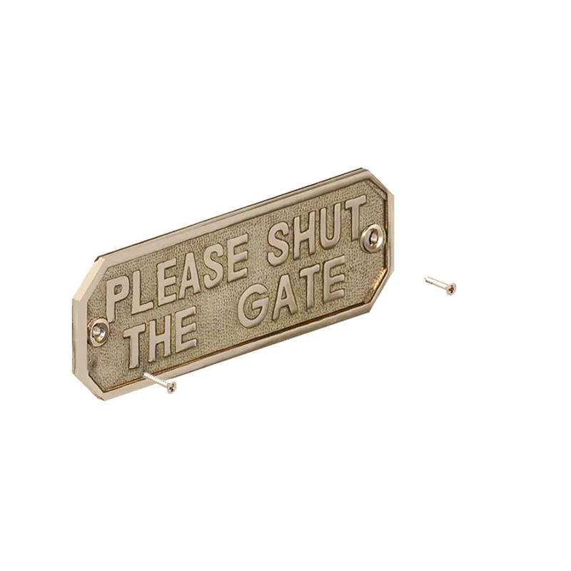 Earlswood Please Shut The Gate Sign