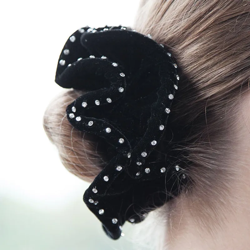 Hair Scrunchies - Velvet/Crystal