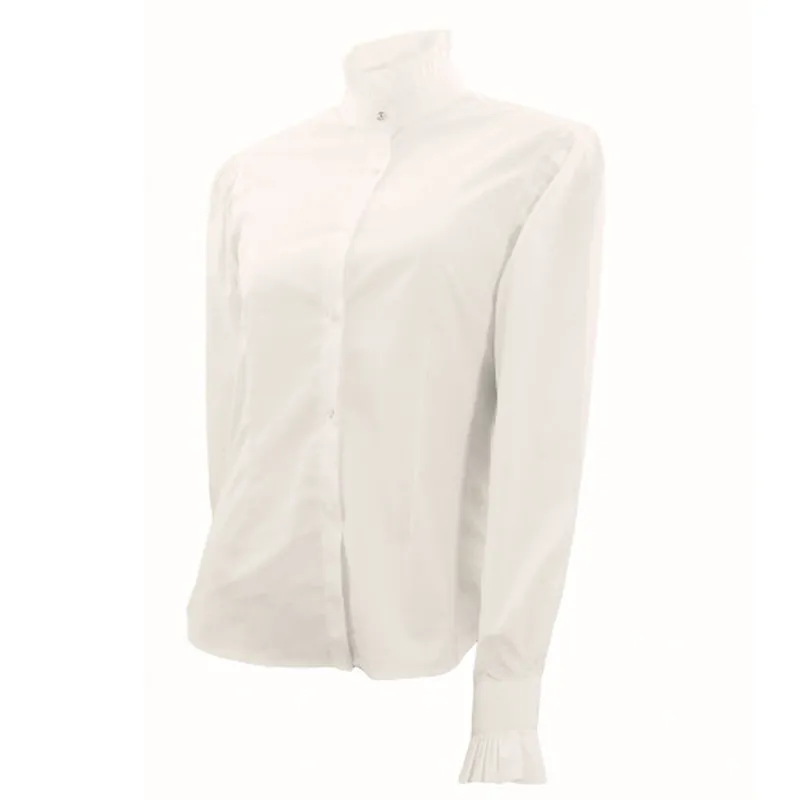 Equetech Frilly Show Shirt - Ivory