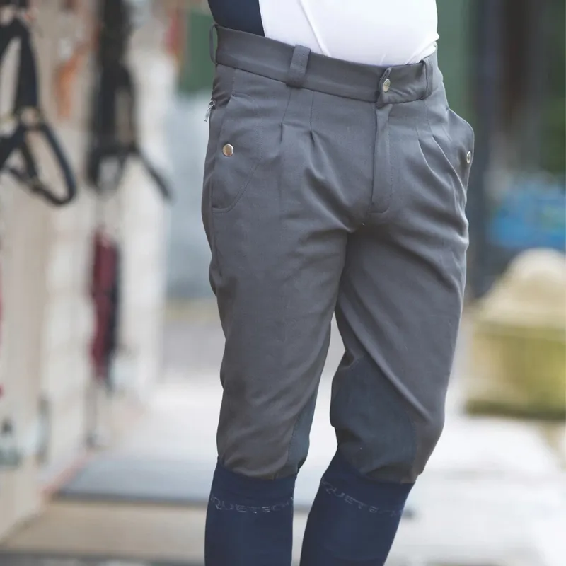 Equetech Mens Kingham Breeches - Grey-1