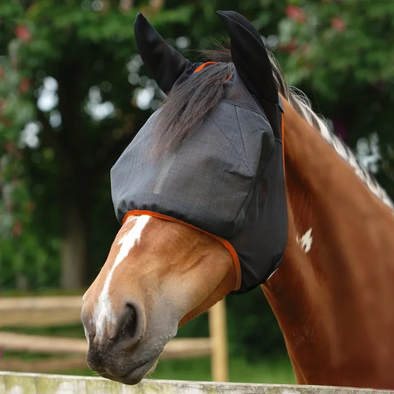 Equilibrium Field Relief Midi Fly Mask With Ears - Black