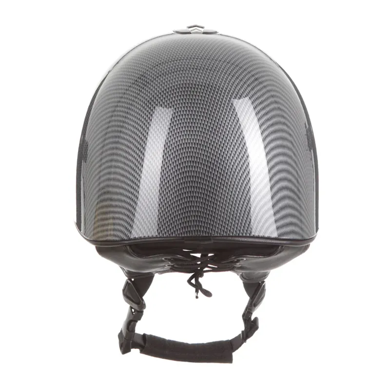 Evoke Orion Jockey Skull - High Shine Carbon/Gunmetal/Black-3