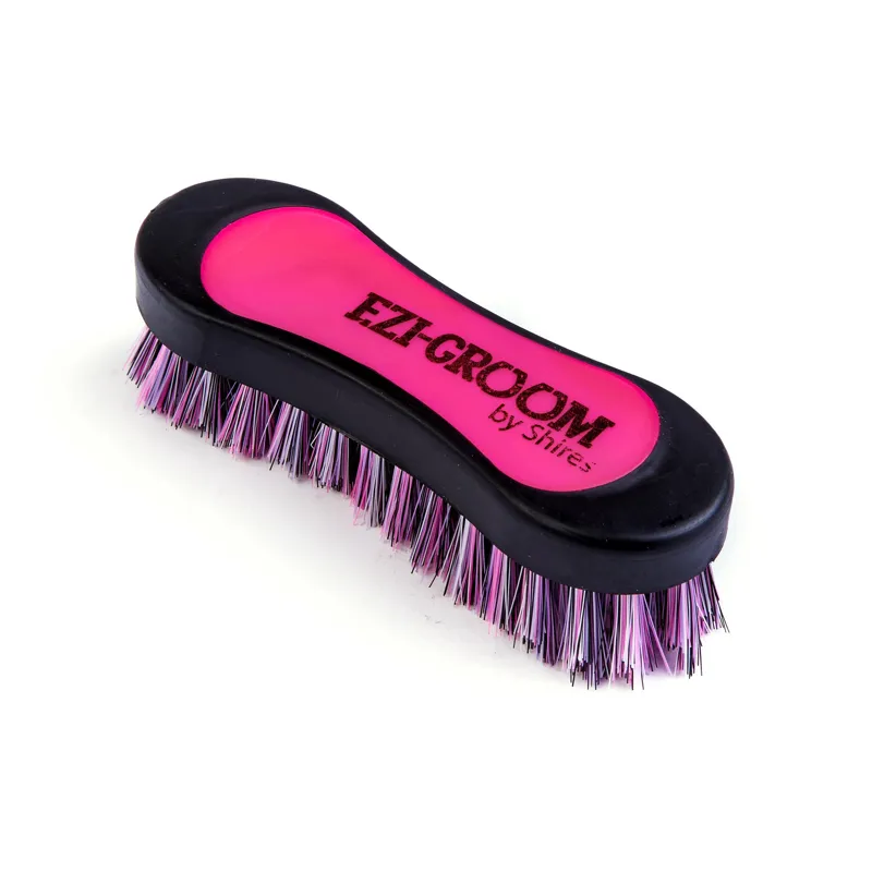 EZI-GROOM Grip Face Brush - Bright Pink 