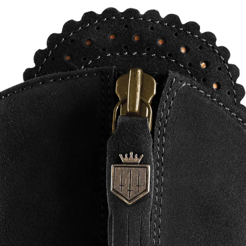 Fairfax and Favor Flat Regina Boot - Black-5