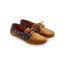 Fairfax and Favor Ladies Salcombe Deck Shoe - Tan/Navy