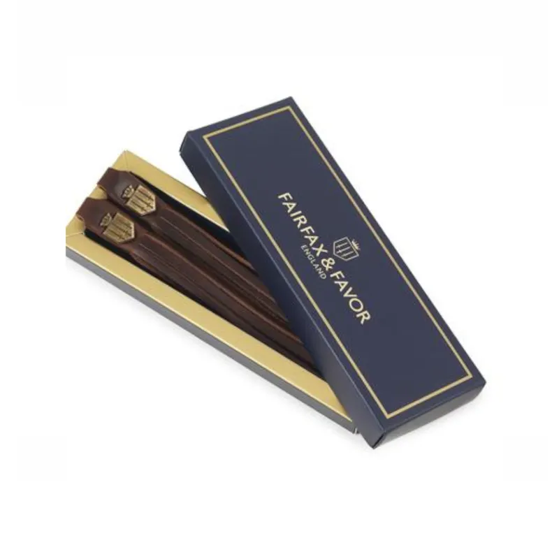 Fairfax and Favor Leather Tassels - Mahogany