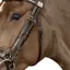 Fairfax Bridle Snaffle Throat Lash - Brown