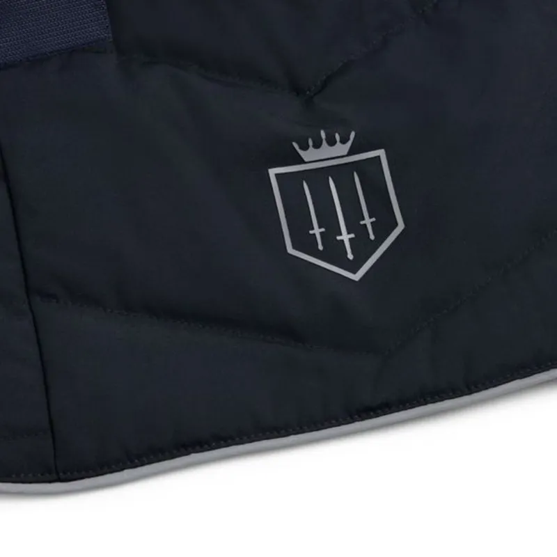 Fairfax and Favor Charlotte Padded Dog Coat - Navy Blue-2