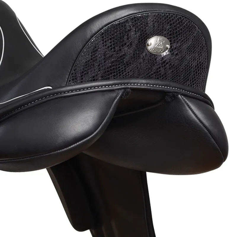 Fairfax Rebecca Monoflap Dressage Saddle - Black-1