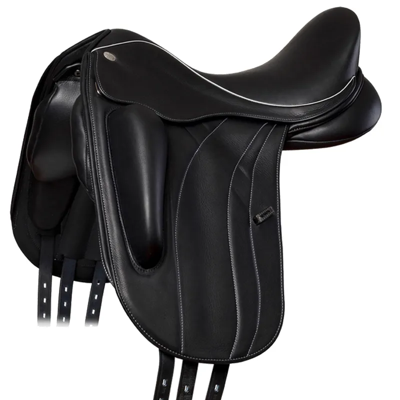 Fairfax Rebecca Monoflap Dressage Saddle - Black-3