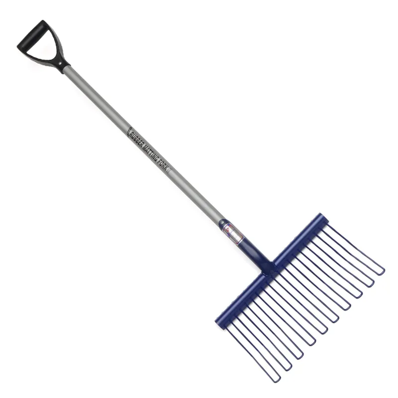 Fyna-Lite Rubber Matting Fork - D Handle