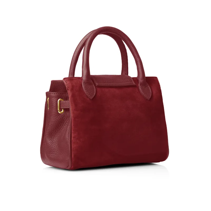 Fairfax and Favor Mini Windsor - Ruby Suede-1