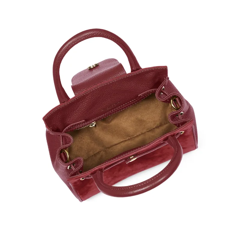 Fairfax and Favor Mini Windsor - Ruby Suede-2