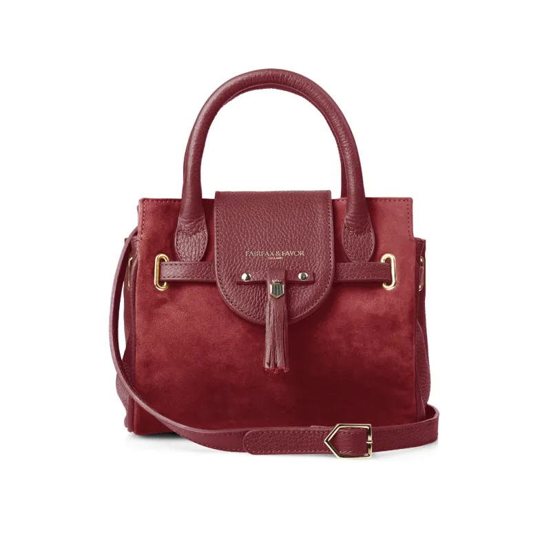 Fairfax and Favor Mini Windsor - Ruby Suede