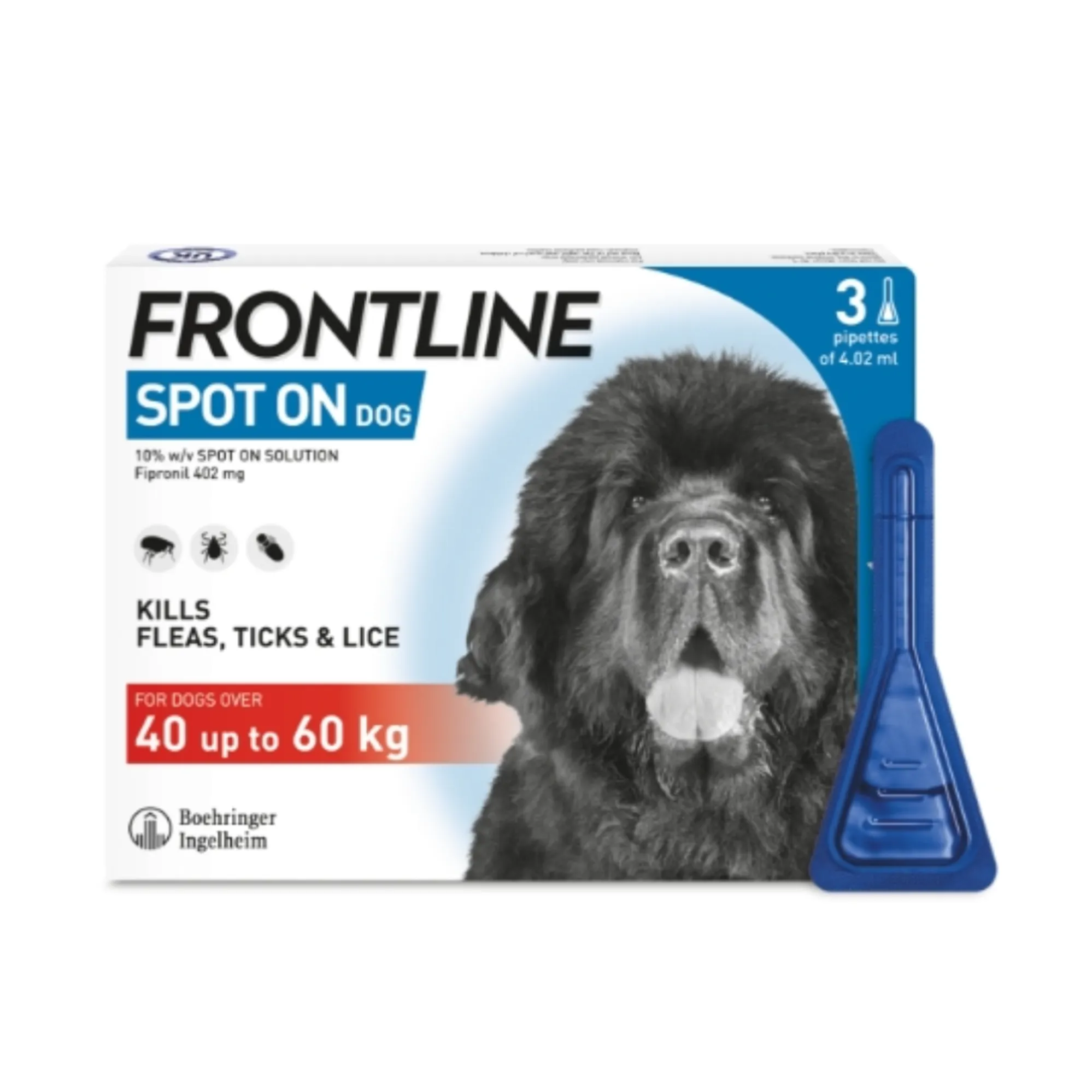 Frontline Spot On For Extra Large Dogs 40-60kg