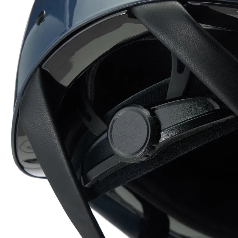 EQX Charles Owen Kylo Gloss Riding Hat - Navy/Pewter-4