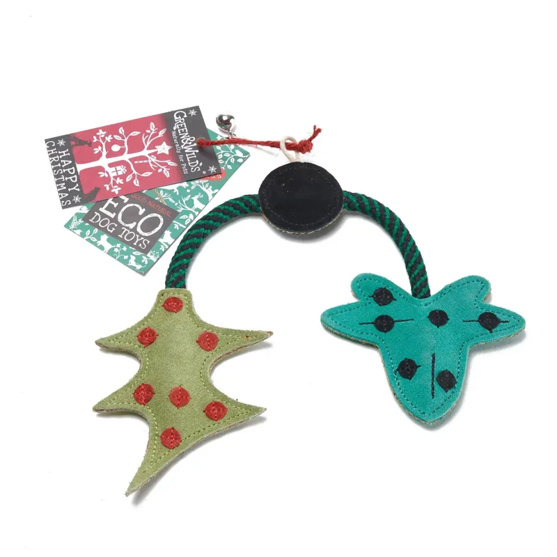 Green and Wilds The Holly and Ivy Dog Toy
