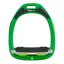 Flex-On Green Composite Inclined Ultra-Grip Stirrups - Green/Grey