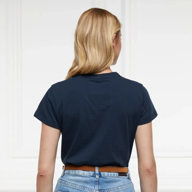 Holland Cooper Monogram Tee - Ink Navy-7