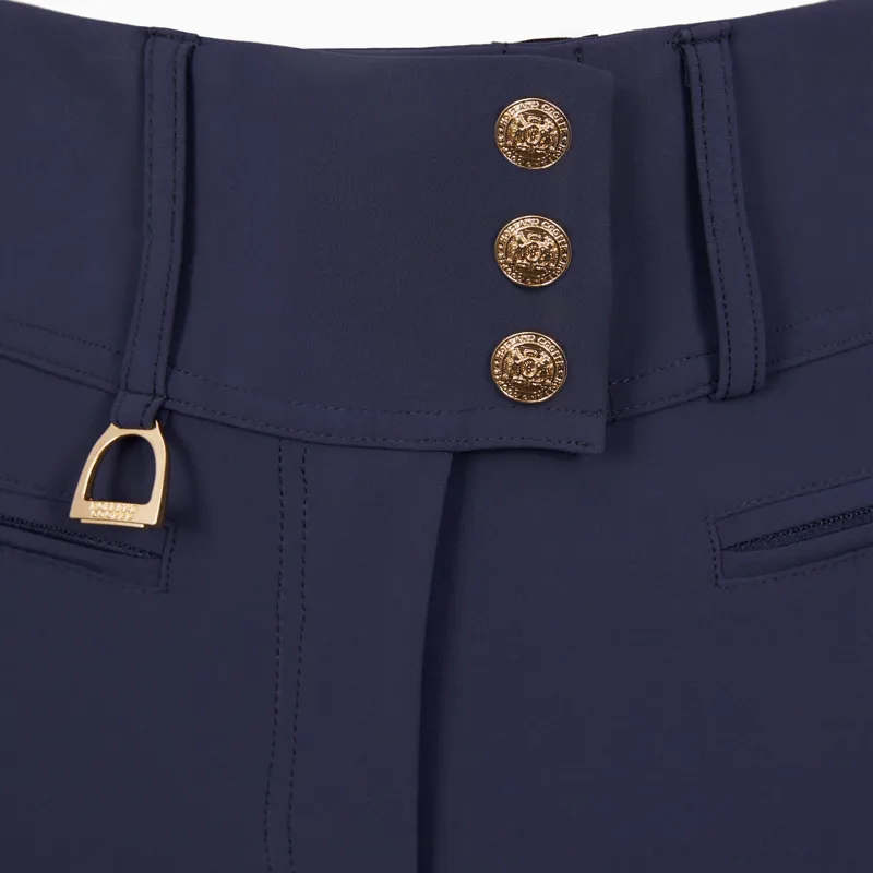 Holland Cooper Premium High Rise Breeches - Yale Blue-5