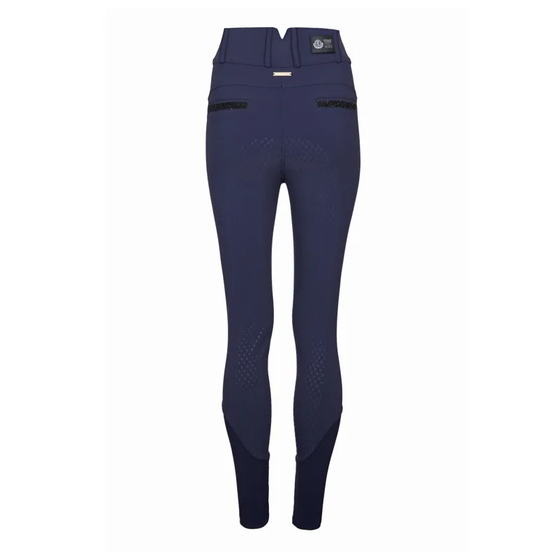 Holland Cooper Premium High Rise Breeches - Yale Blue-1
