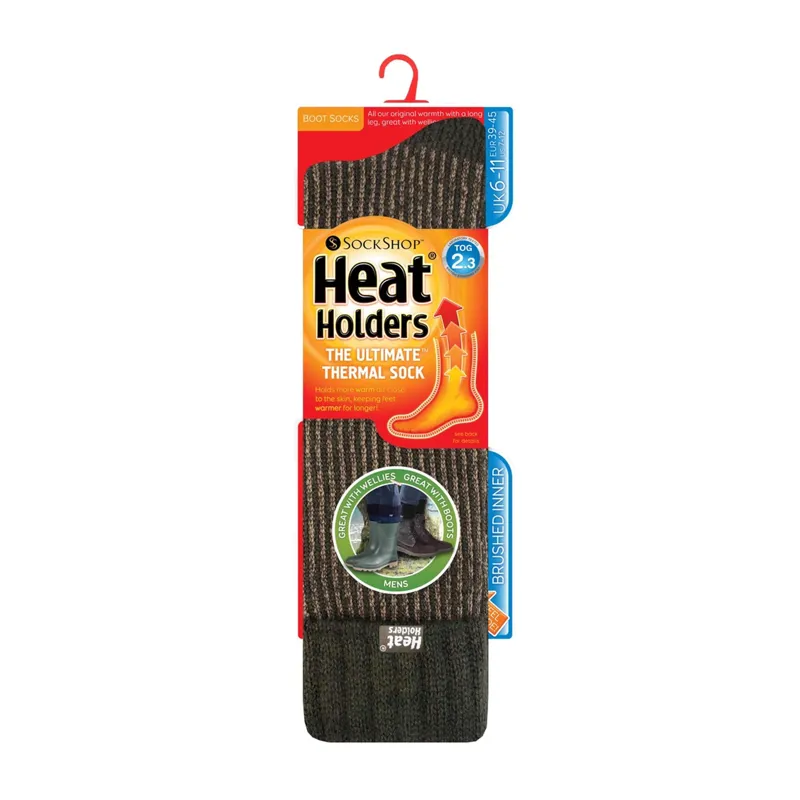 Heat Holders Mens Galant Long Socks - Forest Green